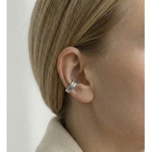 Cercel cuff model frunza